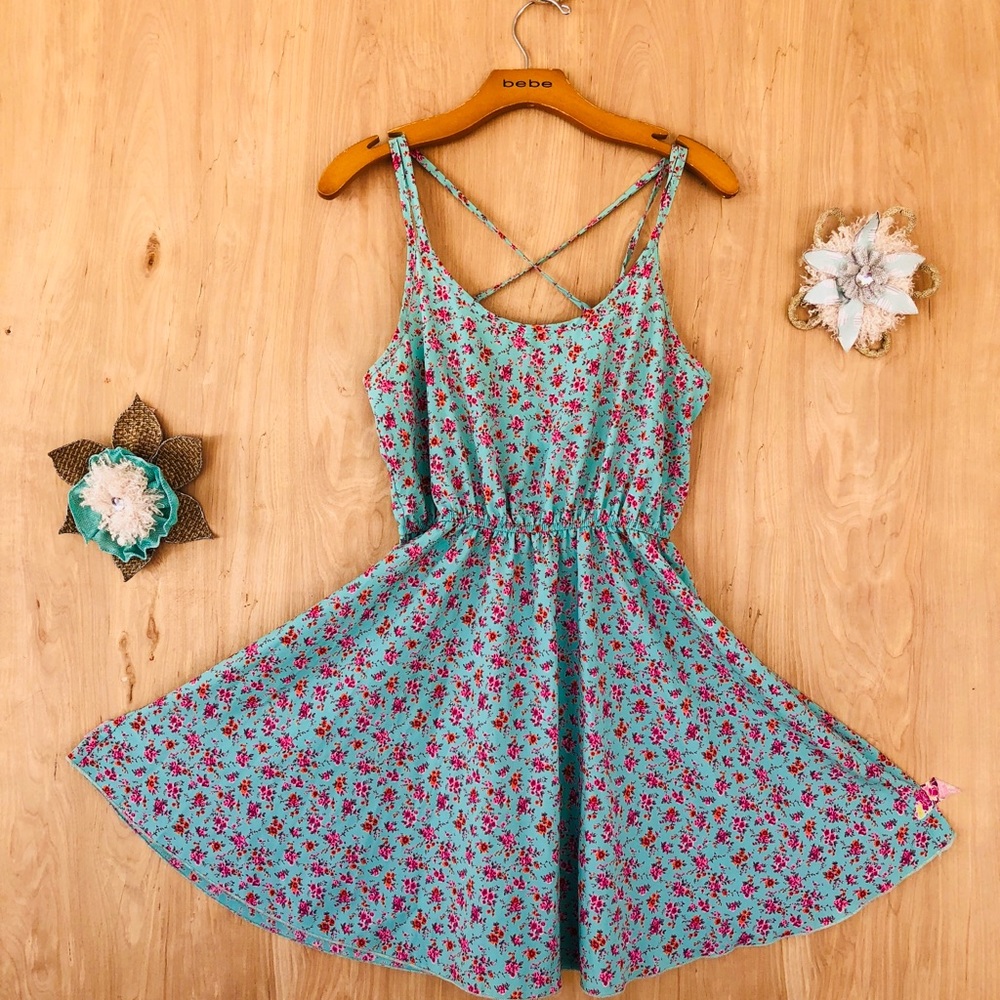 A floral designed dress